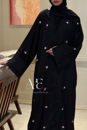 Rosè Noir Abaya